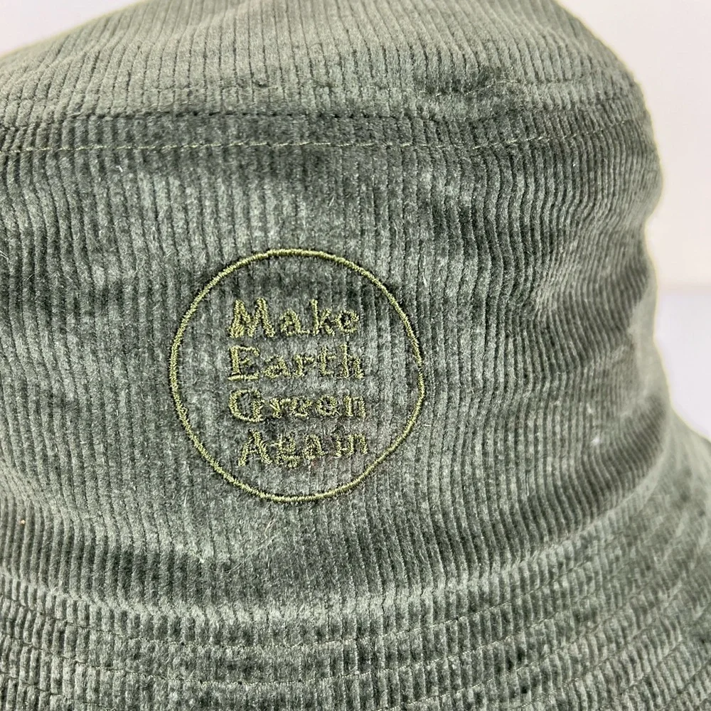 Will + Bear Made In Australia Corduroy Earth Bucket Organic Bucket Hat Olive | M